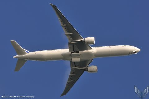 F-GSQN · Boeing 777-300ER, Martinique – Aimé Césaire