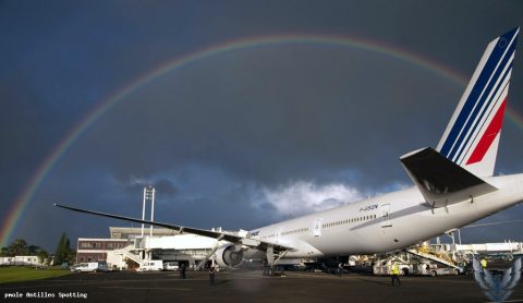 F-GSQN · Boeing 777-300ER, Martinique – Aimé Césaire