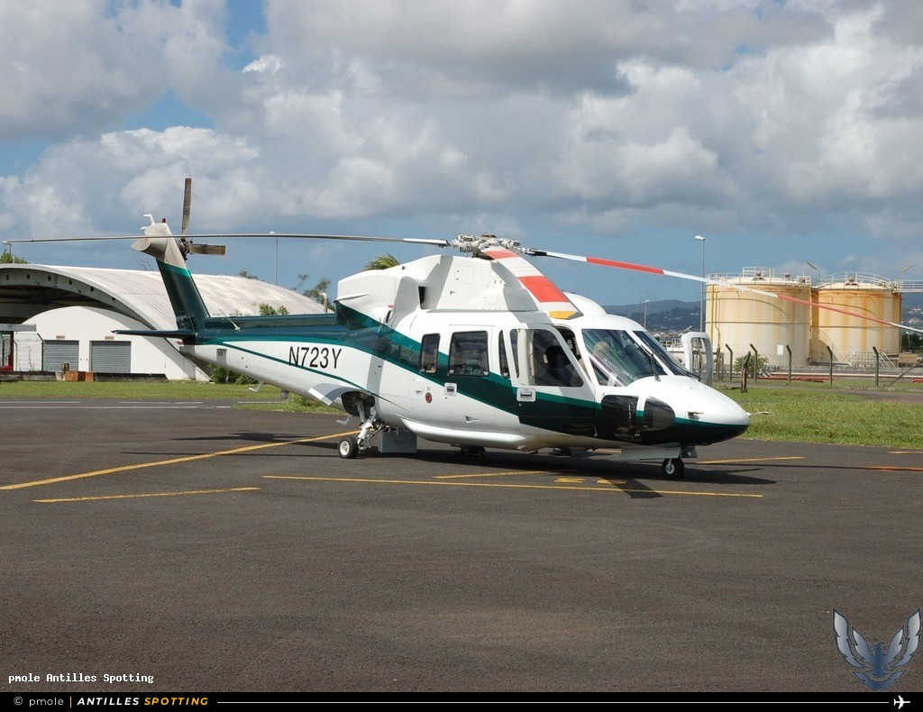 N723Y · Sikorsky S-76, Air Logistics, Martinique – Aimé Césaire