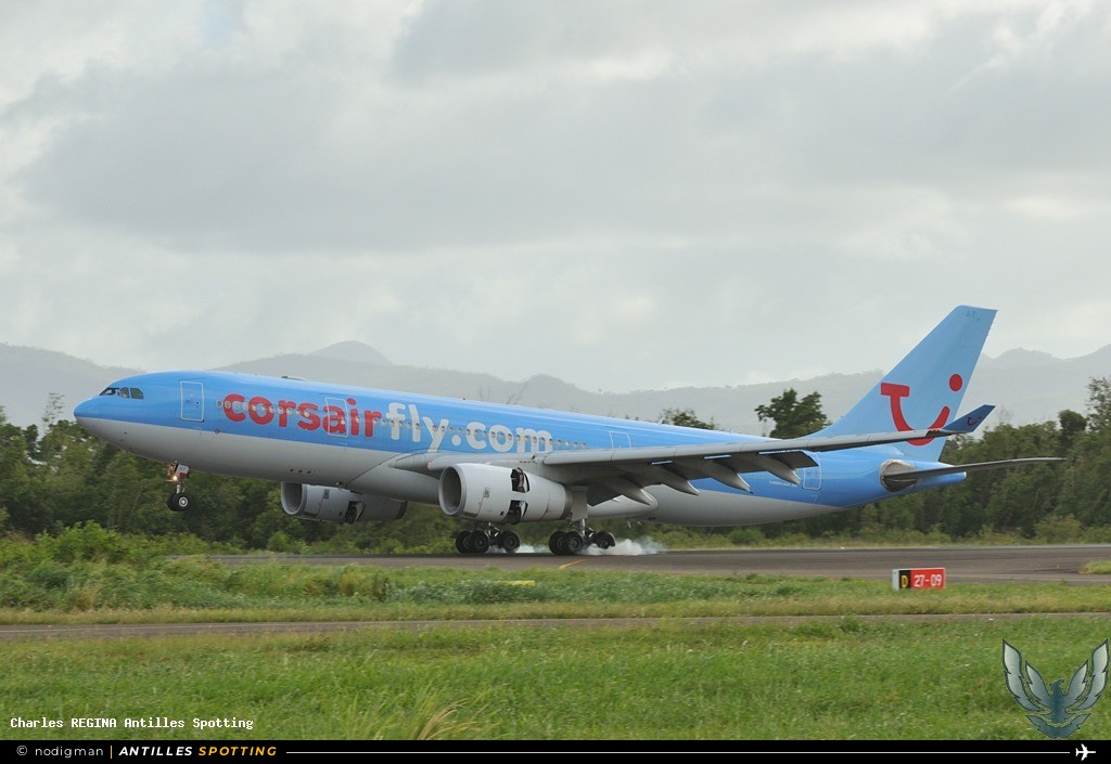 F-HCAT · Airbus A330-200, Corsairfly, Martinique – Aimé Césaire