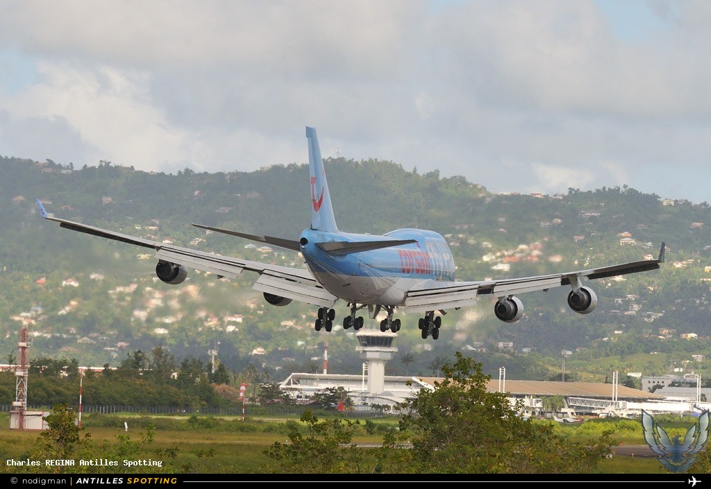 F-HSEX · Boeing 747-400, Corsairfly, Martinique – Aimé Césaire