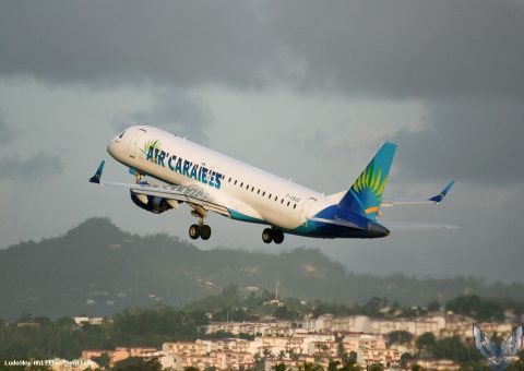 F-OSUD · Embraer E190, Martinique – Aimé Césaire