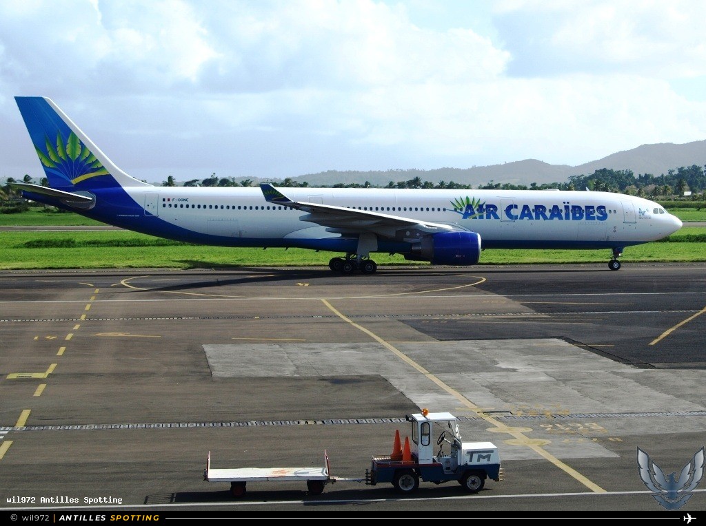 F-OONE · Airbus A330-300, Air Caraïbes, Martinique – Aimé Césaire