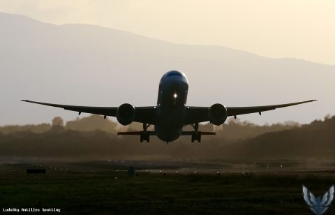 F-GSQN · Boeing 777-300ER, Pointe-à-Pitre – Maryse Condé