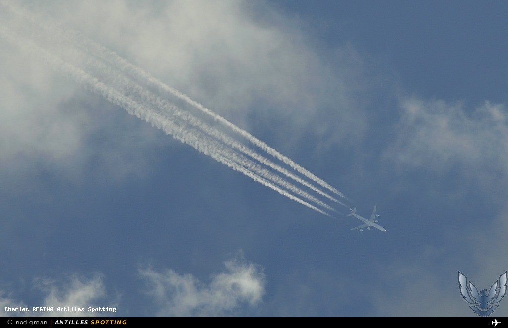EC-IOB · Airbus A340-600, IBERIA, Martinique – Aimé Césaire