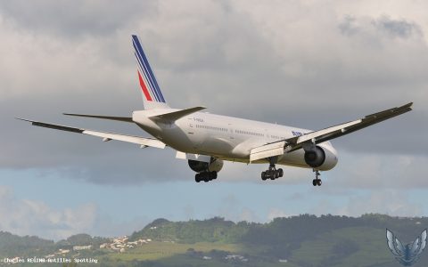 F-GSQN · Boeing 777-300ER, Martinique – Aimé Césaire