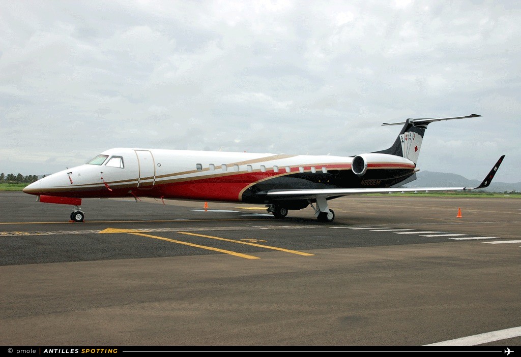 N900EM · Embraer ERJ-135, Privé, Martinique – Aimé Césaire