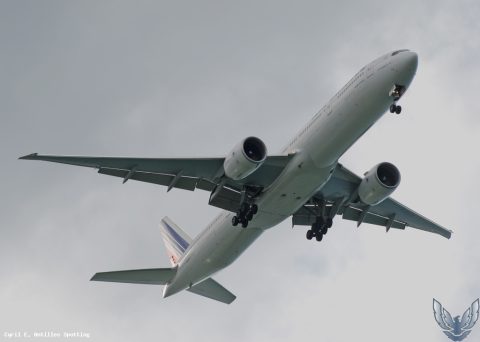 F-GSQS · Boeing 777-300ER, Pointe-à-Pitre – Maryse Condé