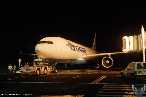 F-OPTP · Airbus A330-200, Martinique – Aimé Césaire