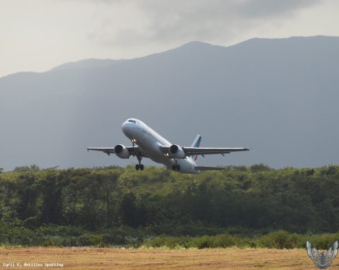 F-GKXC · Airbus A320, Pointe-à-Pitre – Maryse Condé