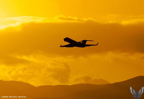 N555GL · Gulfstream Aerospace G-1159A Gulfstream III, Pointe-à-Pitre – Maryse Condé