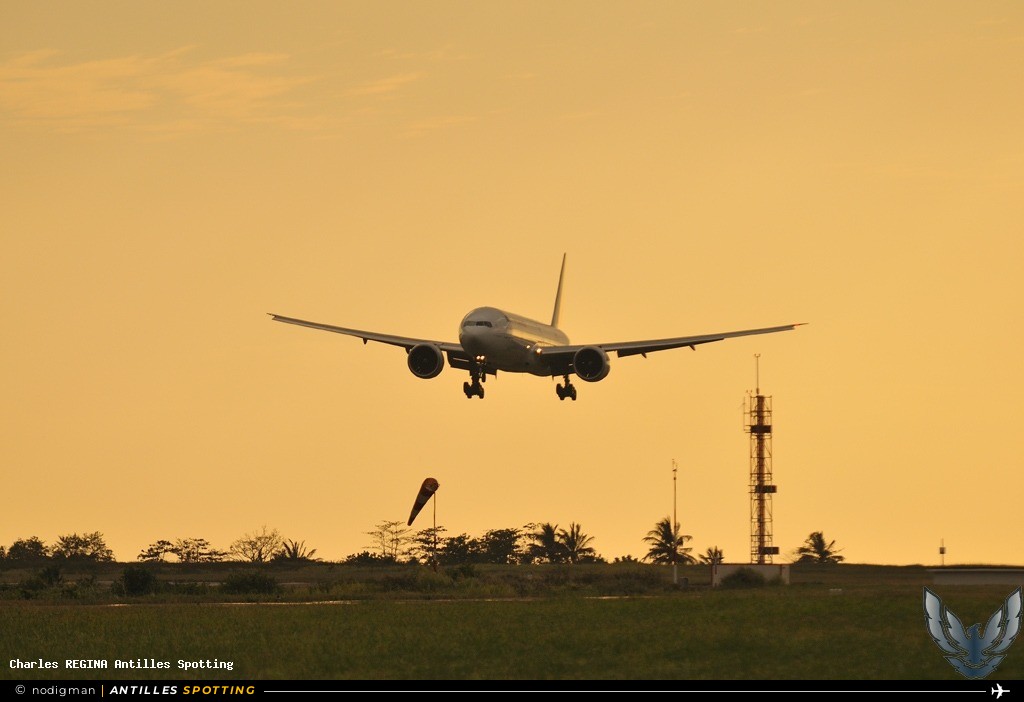 F-GSQS · Boeing 777-300ER, Air France, Martinique – Aimé Césaire