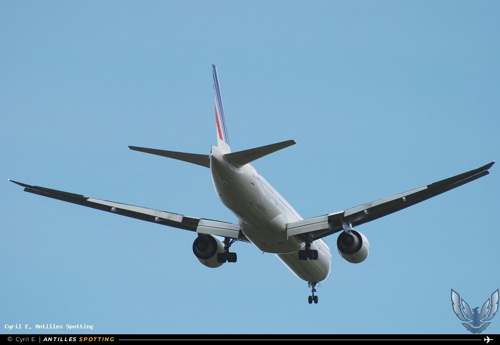 F-GSQS · Boeing 777-300ER, Air France, Pointe-à-Pitre – Maryse Condé