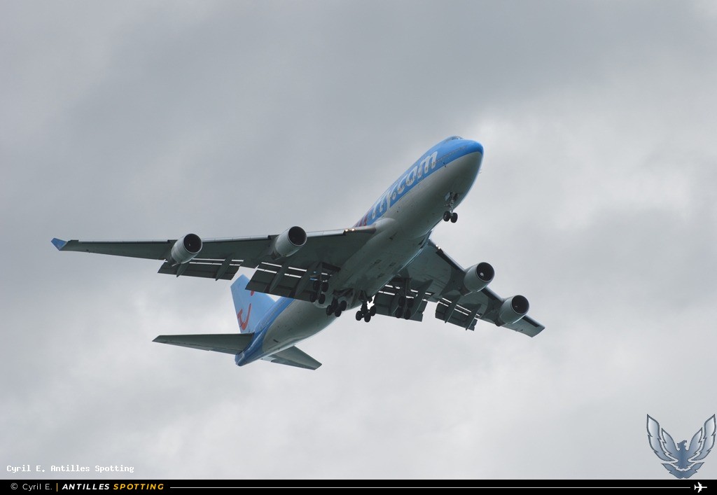 F-HLOV · Boeing 747-400, Corsairfly, Pointe-à-Pitre – Maryse Condé