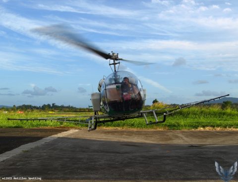 F-GCQM · Bell 47, Martinique – Aimé Césaire