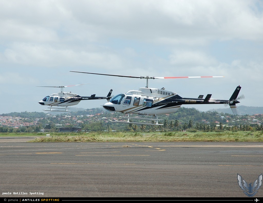 PR-HEB · Bell 206 JetRanger, HELISUL TAXI AERO, Martinique – Aimé Césaire
