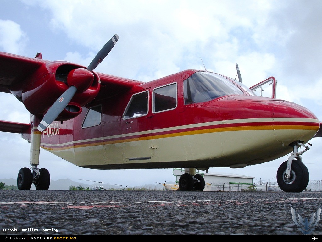 F-OGXA · Britten-Norman BN-2 Islander, Airawak - ATIS, Martinique – Aimé Césaire