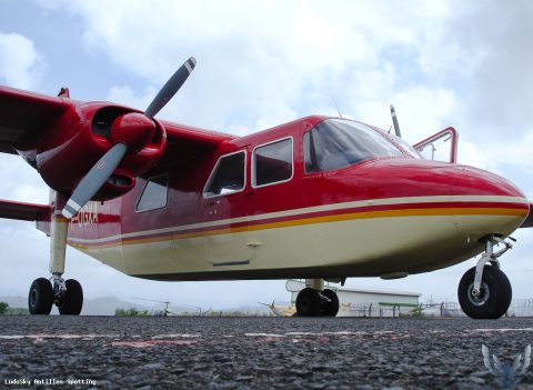 F-OGXA · Britten-Norman BN-2 Islander, Martinique – Aimé Césaire