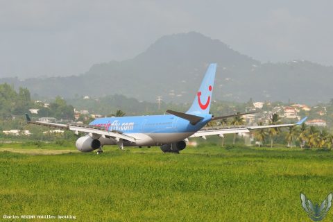 F-HBIL · Airbus A330-200, Martinique – Aimé Césaire