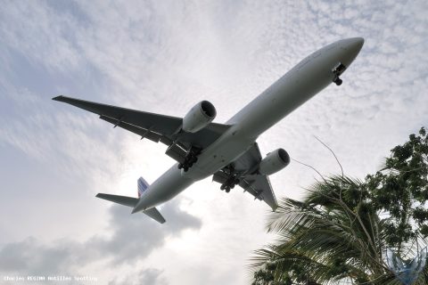F-GSQN · Boeing 777-300ER, Martinique – Aimé Césaire