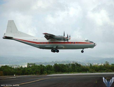 UR-CAK · Antonov An-12, Martinique – Aimé Césaire