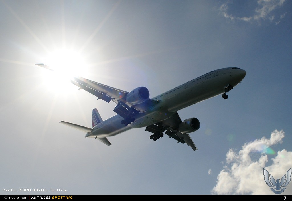 F-GSQO · Boeing 777-300ER, Air France, Martinique – Aimé Césaire