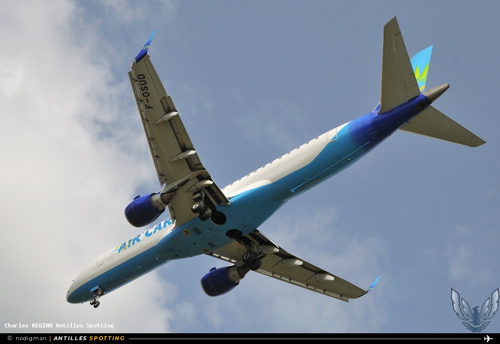 F-OSUD · Embraer E190, Air Caraïbes, Martinique – Aimé Césaire