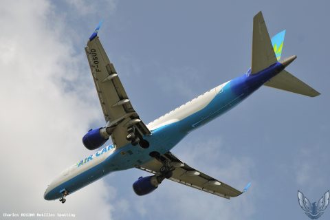 F-OSUD · Embraer E190, Martinique – Aimé Césaire