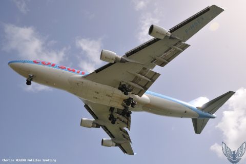 F-HSEX · Boeing 747-400, Martinique – Aimé Césaire