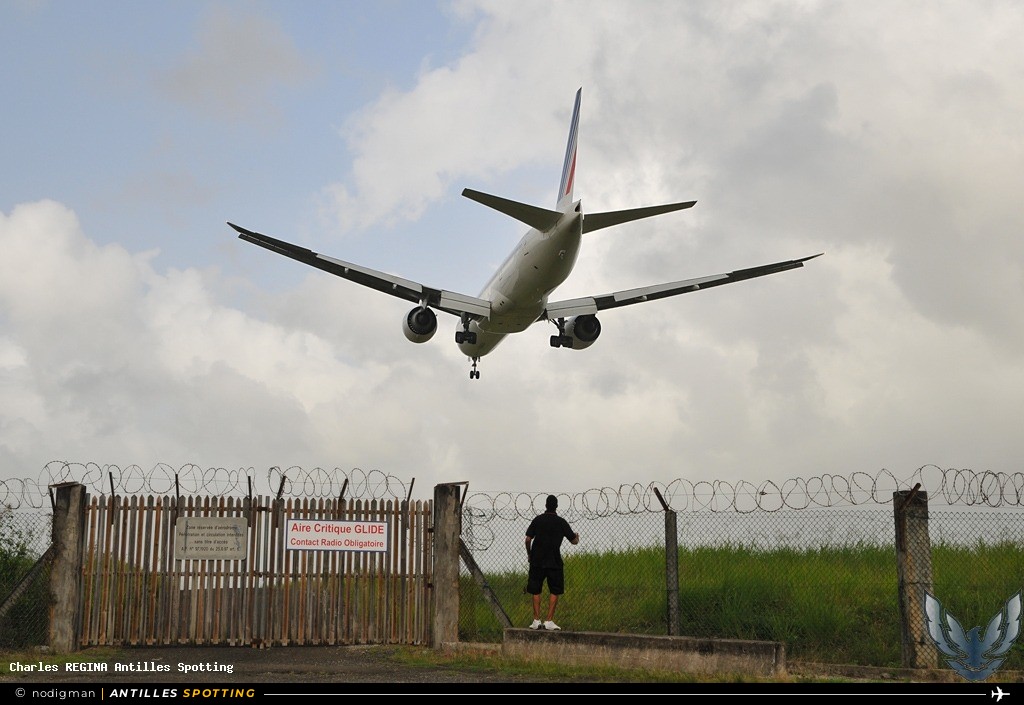 F-GSQO · Boeing 777-300ER, Air France, Martinique – Aimé Césaire