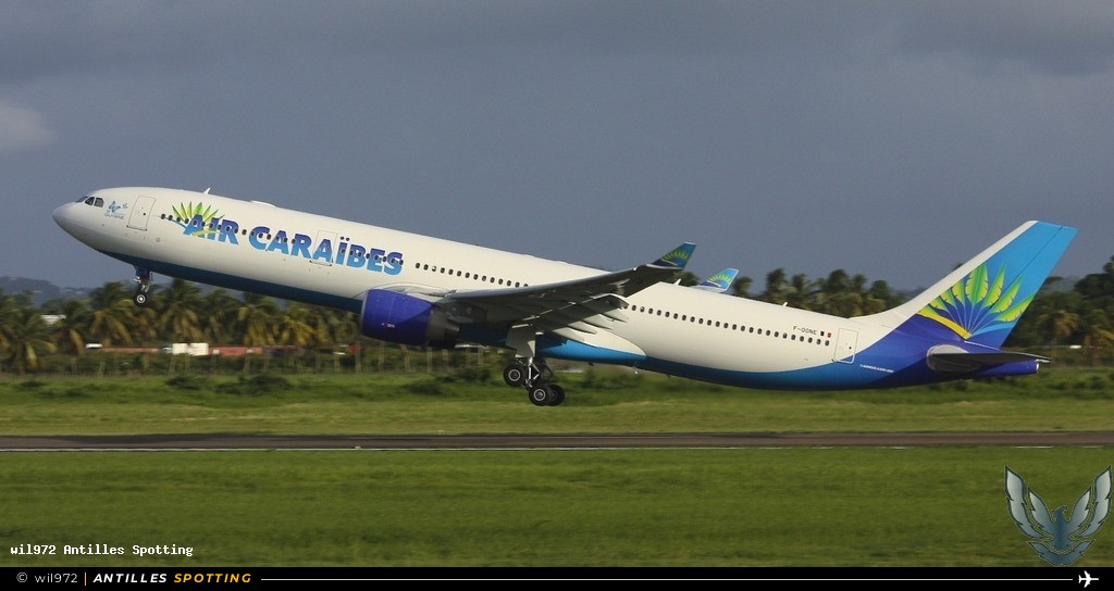 F-OONE · Airbus A330-300, Air Caraïbes, Martinique – Aimé Césaire