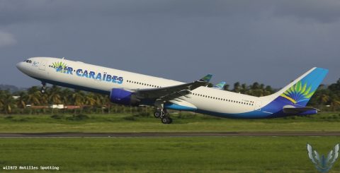 F-OONE · Airbus A330-300, Martinique – Aimé Césaire