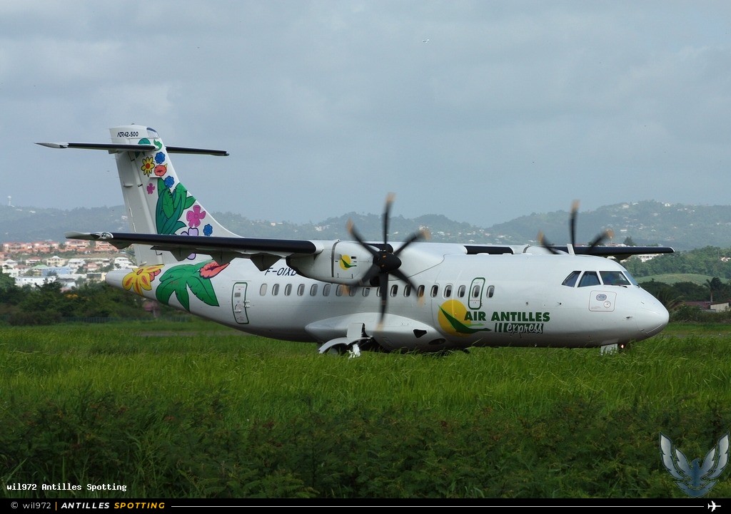 F-OIXD · ATR 42-500, Air Antilles Express, Martinique – Aimé Césaire