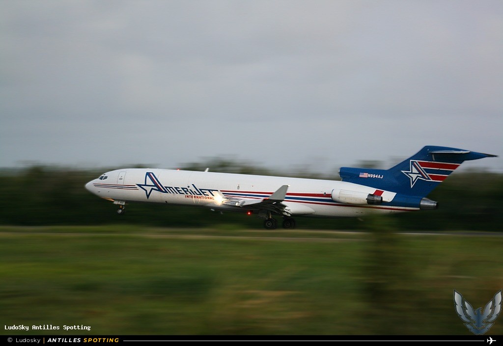 N994AJ · Boeing 727-200, Amerijet International, Martinique – Aimé Césaire