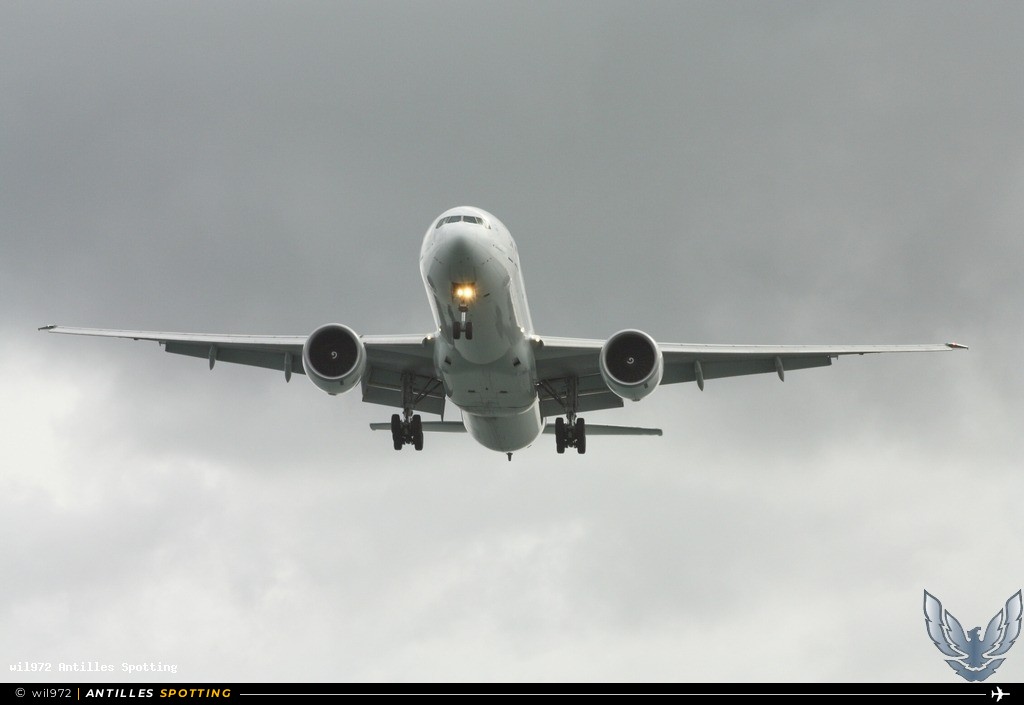 F-GSQP · Boeing 777-300ER, Air France, Martinique – Aimé Césaire