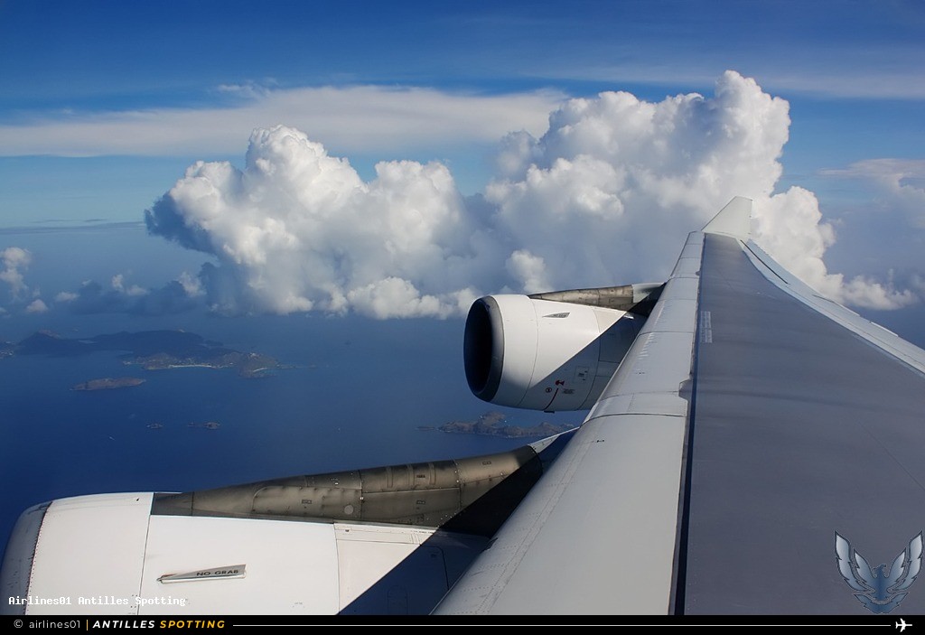 F-GLZP · Airbus A340-300, Air France, Sint Maarten – Princess Juliana
