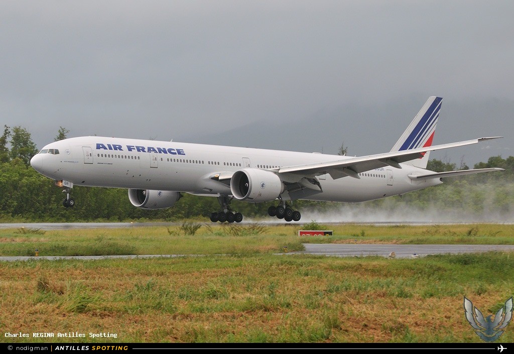 F-GSQR · Boeing 777-300ER, Air France, Martinique – Aimé Césaire