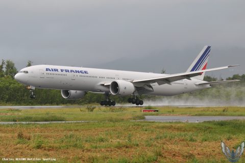 F-GSQR · Boeing 777-300ER, Martinique – Aimé Césaire