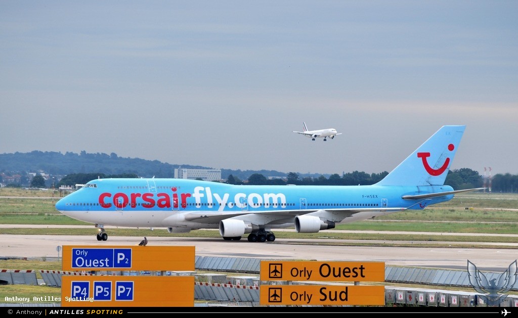 F-HSEX · Boeing 747-400, Corsair, Paris-Orly