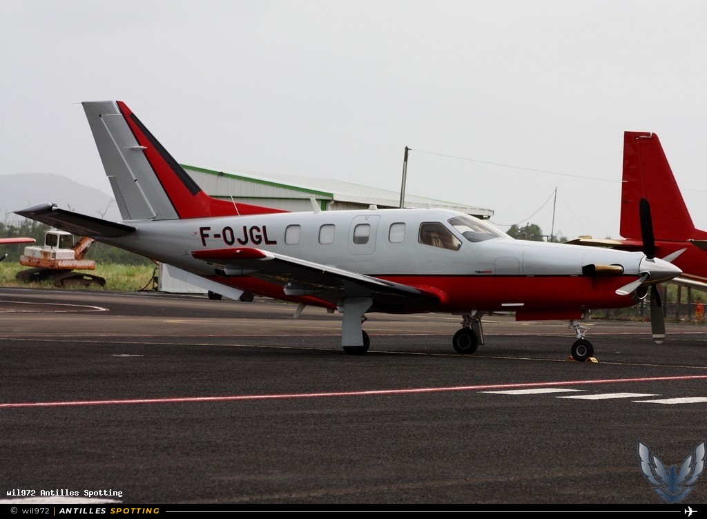 F-OJGL · Daher TBM 900 / 930 / 940 / 960, Privé, Martinique – Aimé Césaire