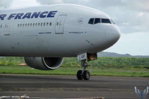 F-GSQP · Boeing 777-300ER, Martinique – Aimé Césaire