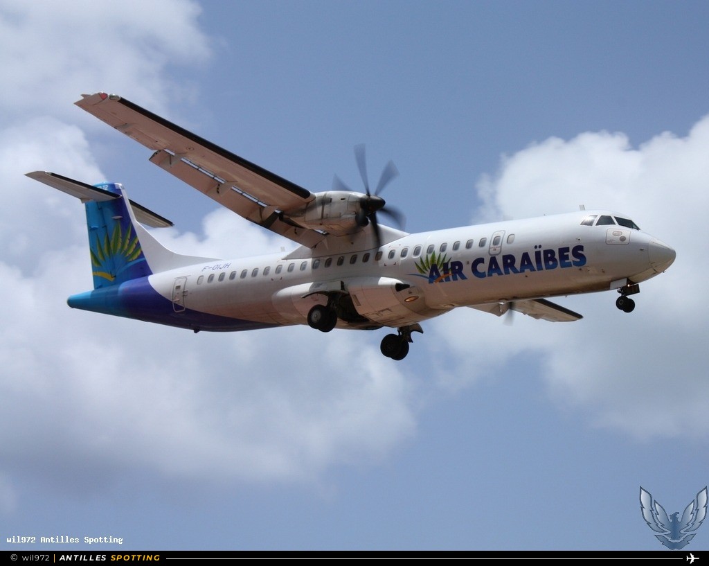 F-OIJH · ATR 72-500, Air Caraïbes, Grand-Case – L'Espérance