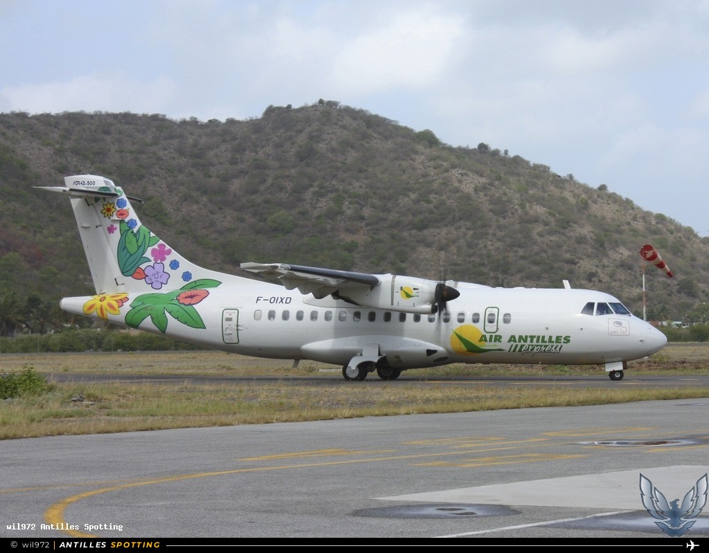 F-OIXD · ATR 42-500, Air Antilles Express, Grand-Case – L'Espérance