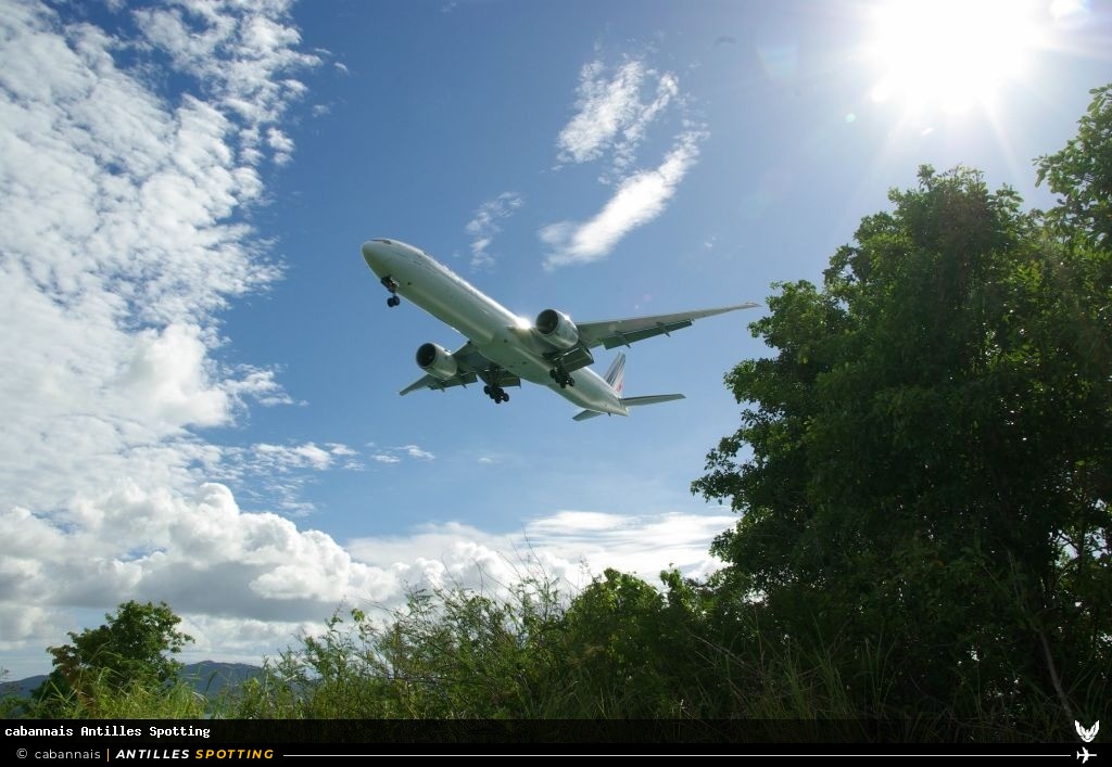 F-GSQP · Boeing 777-300ER, Air France, Martinique – Aimé Césaire