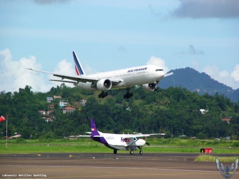 F-GSQT · Boeing 777-300ER, Martinique – Aimé Césaire