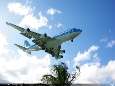 F-HSEX · Boeing 747-400, Martinique – Aimé Césaire