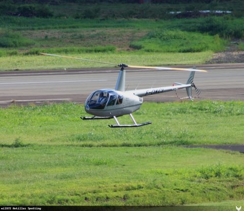F-OKCL · Robinson R44, Martinique – Aimé Césaire