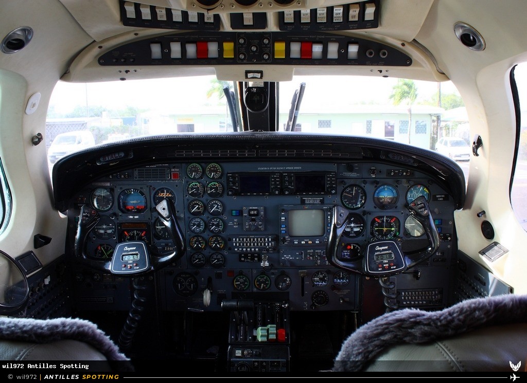 F-GXES · Piper PA42-680 Cheyenne III, Inter Caraibe, Martinique – Aimé Césaire