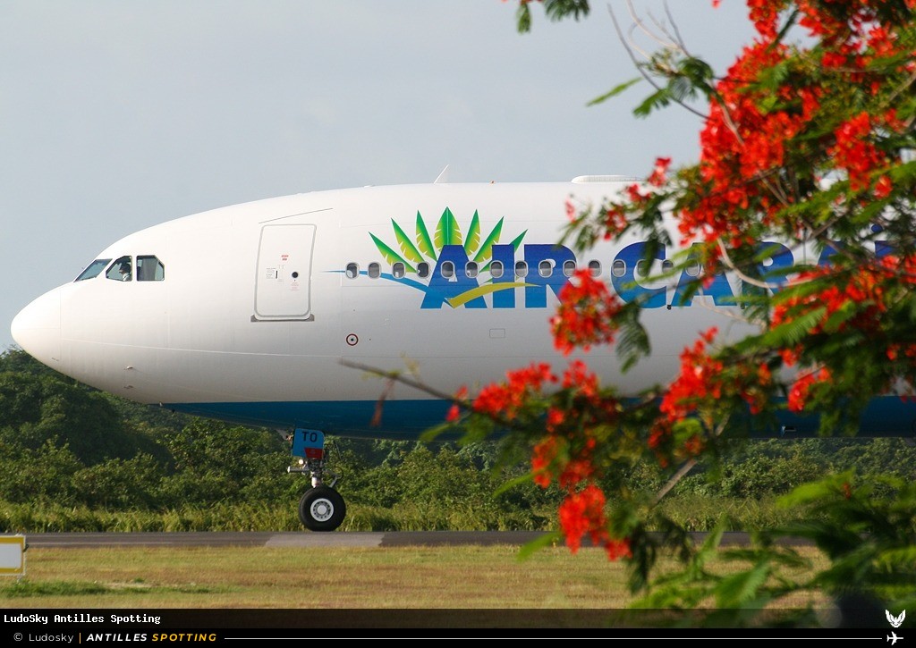 F-GOTO · Airbus A330-300, Air Caraïbes, Pointe-à-Pitre – Maryse Condé
