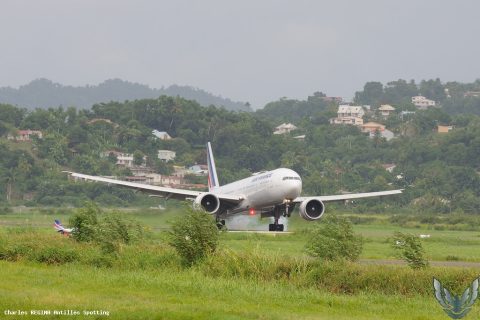 F-GSQP · Boeing 777-300ER, Martinique – Aimé Césaire